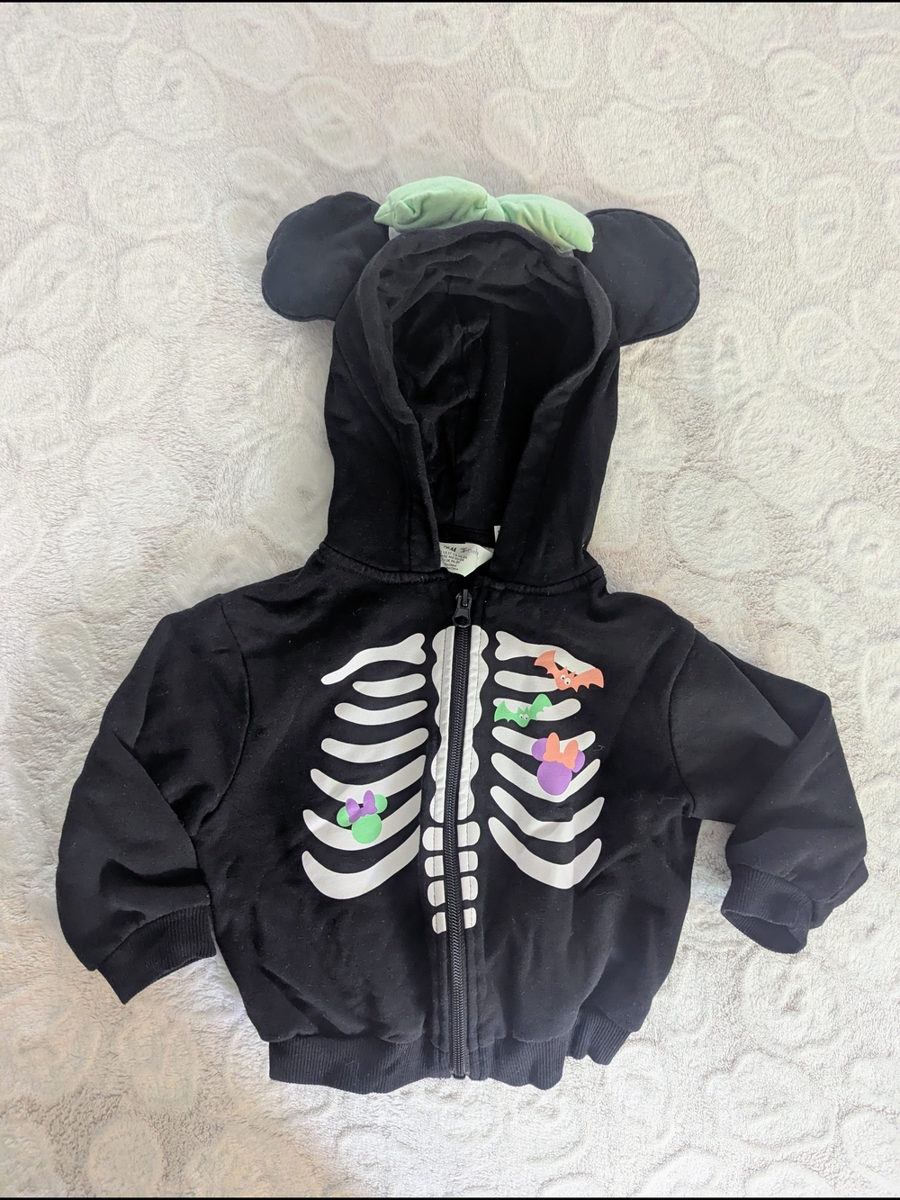 Minnie Mouse Skeleton Hoodie